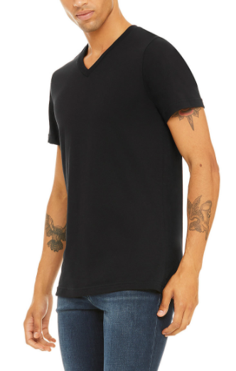 JERSEY SHORT SLEEVE V-NECK TEE